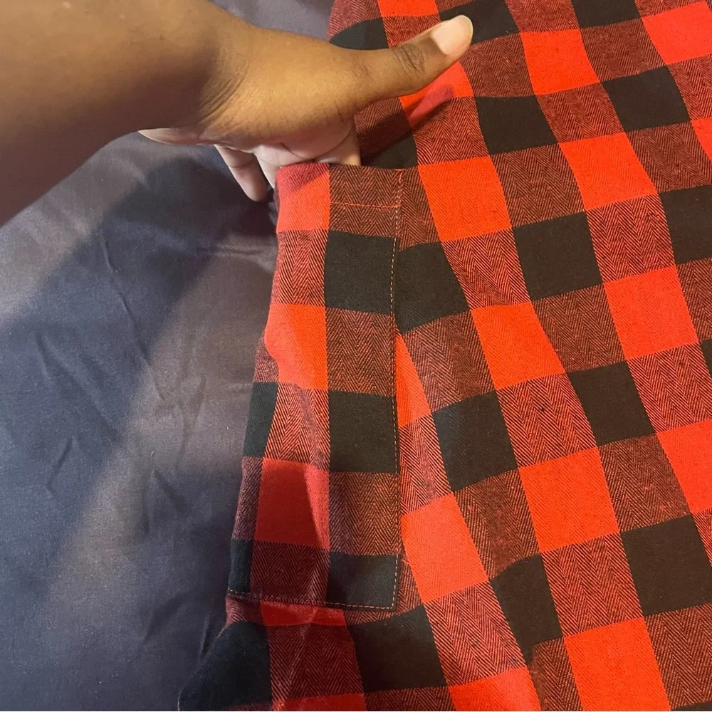 2 XL Shein Black & Red Plaid Hello Kitty Dress - Picture 14 of 16